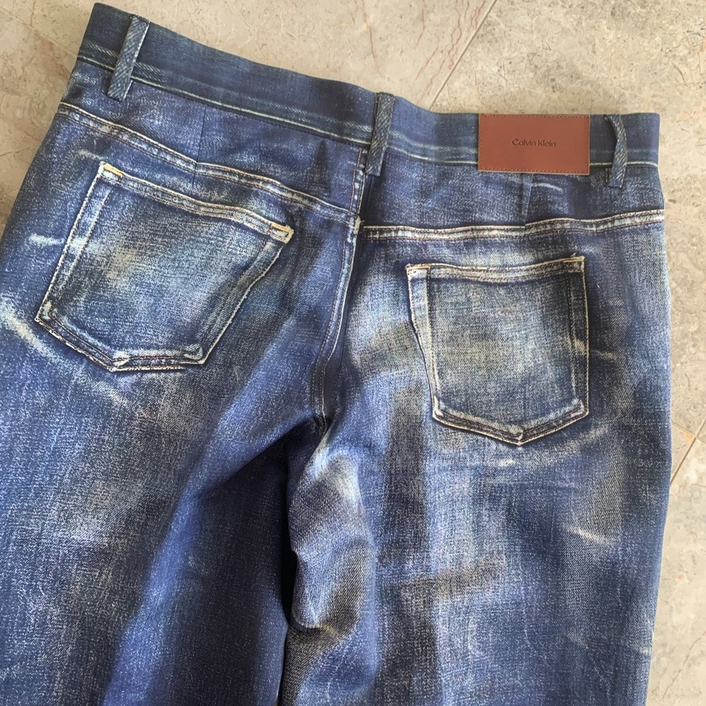 NWT Calvin Klein Navy Blue Men's Vintage Studio Pants Sz M Made Portugal